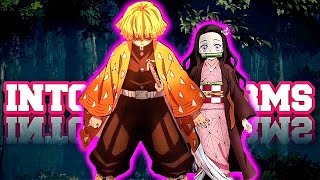 Zenitsu protects Nezuko  Into your arms edit EDITAMV [upl. by Eatnahs]