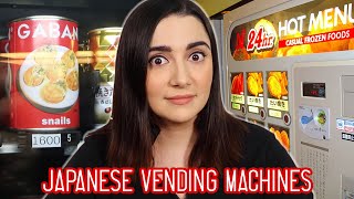 I Tried Unique Japanese Vending Machines In Tokyo [upl. by Panthea]