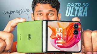 We Tried Motorolas Latest Flip Phone ft Razr 50 Ultra [upl. by Adnomar]