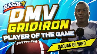 DMV Gridiron Interviews Easterns Daquan Ginyard [upl. by Anivlac]