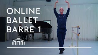 Ballet Barre 1 Online Ballet Class  Dutch National Ballet [upl. by Shermie]