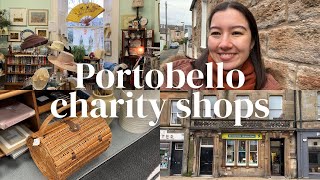 Tour of Portobellos Charity Shops  Thrift Shopping in Edinburgh [upl. by Itteb551]