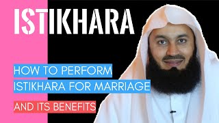 Istikhara How to perform Istikhara prayer for marriage amp its benefits I Mufti Menk 2019 [upl. by Cyrilla]