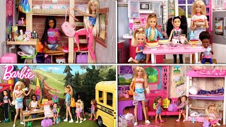 Barbie Dolls Kids Camping Adventure Movie  Titi Toys amp Dolls [upl. by Alyac]