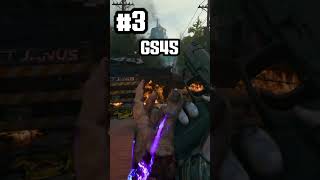 TOP 5 BEST WEAPONS IN BLACK OPS 6 ZOMBIES PRESEASON  shorts callofduty blackops6 [upl. by Ainitsirc]