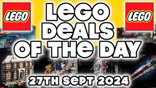 LEGO  DEALS OF THE DAY  SMYTHS  AMAZON  BRIC A BRAC  ARGOS  ZAVVI  27TH SEPT 2024 [upl. by Elletnuahs]