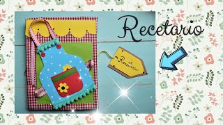 Recetario con materiales reciclados DIY Suscríbete [upl. by Bellaude192]