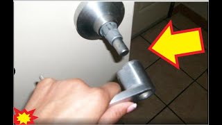 Broken Door Knob How to open the house door after door knob failure [upl. by Druci600]