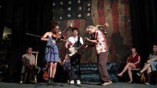 Greg Liszt Brittany Haas Darol Anger 2017 Ossipee Valley String Camp [upl. by Niknar]