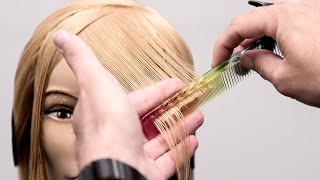 How To Cut a Side Bang  Step by Step [upl. by Hidie]