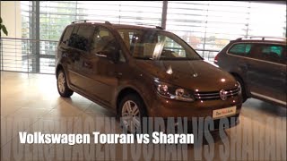 Volkswagen Touran vs Sharan [upl. by Leahcin47]