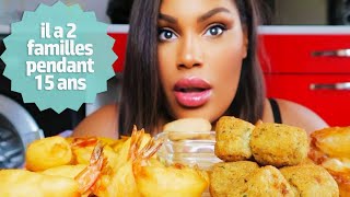 ACCRA SHRIMP NEMS SAMOSSAS MUKBANG┃courrier du coeur 65 [upl. by Klimesh]