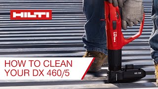 HOW TO Clean the Hilti DX 460  DX 5 [upl. by O'Hara]