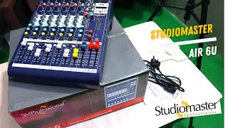 Studiomaster Air6U II 6 Channel Mixer With Digital Usb Player [upl. by Garreth]