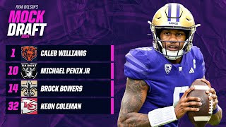 2024 PostSuper Bowl NFL Mock Draft FULL FIRST ROUND  CBS Sports [upl. by Wilton]