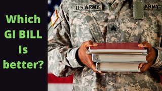 Montgomery or Post 911 GI Bill A side by side comparison [upl. by Shaina53]