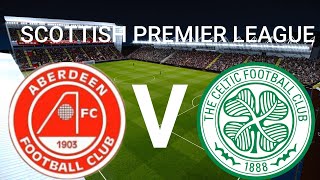 SCOTTISH PREMIER LEAGUE ABERDEEN V CELTIC [upl. by Eradis867]