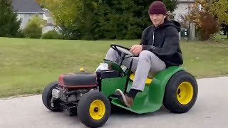 Custom Mini Lawnmower Go Kart [upl. by Piselli381]