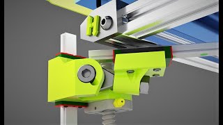 HevORT  6 MGN rails for the Z Axis  Self Leveling print bed [upl. by Illac]