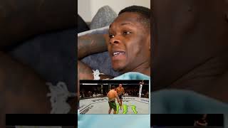 Israel Adesanya Reacts to WAR Between Gane amp Tuivasa  UFC Paris [upl. by Tacye]