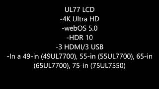 LG 2018 Television Predictions [upl. by Nay]