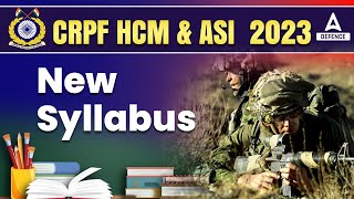 CRPF New Vacancy 2022  CRPF ASI Steno Syllabus  CRPF HCM amp ASI 2022 [upl. by Ruff]