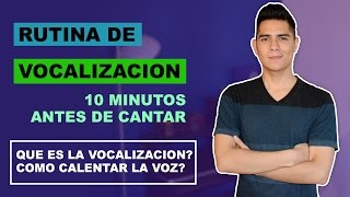 Como Vocalizar Rutina de Vocalizacion 10 Minutos Antes de Cantar  wwwClasesdecantopro [upl. by Nairb194]