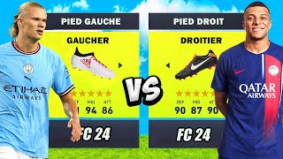 DROITIER vs GAUCHER sur FC24  👟 Énorme surprise des Droitier [upl. by Jewell11]