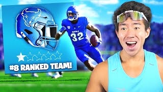 WE ARE OFFICIALLY RANKED Buffalo Bulls Dynasty Rebuild Ep 4 CFB25 [upl. by Aihseyn621]