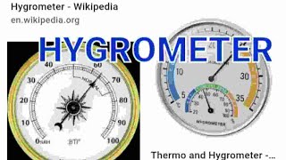 HYGROMETER at paano pagkuha ng RELATIVE HUMIDITY [upl. by Raimondo]