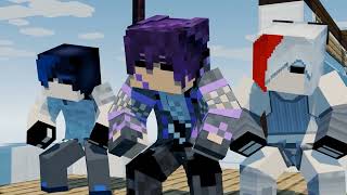 Gang Torture Dance  JoJos Bizzare Adventure Golden Wind Minecraft Animation [upl. by Vaclava]