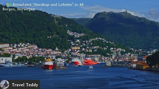 Bergen Norwegen  AIDA Kreuzfahrt mit Nordkap und Lofoten mit der AIDAbella [upl. by Anawal]