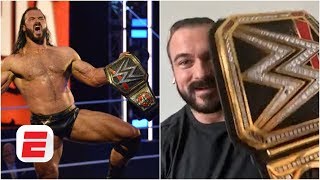 WWE champion Drew McIntyre wants an opentop bus tour and a WWE PPV in the UK  WWE [upl. by Mella]