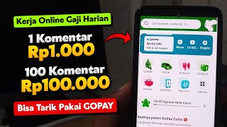 Kerja Paling Santai Cuma Dengan Berkomentar Di Sosial Media  Cara Dapat Uang Dari Internet [upl. by Ecirtam913]