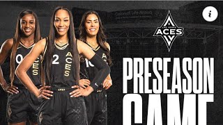 Las Vegas Aces vs Puerto Rico Wnba Live [upl. by Ailb]