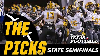 Texas High School Football Playoff Predictions 2023 State Semifinals [upl. by Hines]