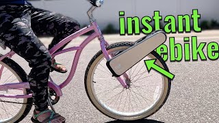 CLIP is the Worlds Quickest Ebike Conversion Kit to make Old Bikes into EBikes [upl. by Assanav812]