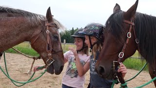 Best friends horseback riding [upl. by Culbertson]