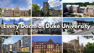 DUKE UNIVERSITY DORM TOUR EVERY SINGLE DORM [upl. by Bobby351]