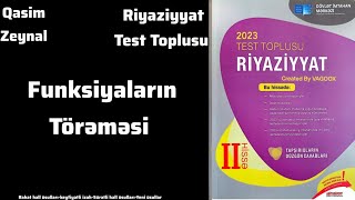 2023 Test Toplusu Funksiyaların Törəməsi 91 121 dim testtoplusu izah test riyaziyyat funksiya [upl. by Ak]