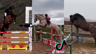 THE BEST HORSE RIDING TIKTOK COMPILATION SHOWJUMPING 2023 6 [upl. by Akerue]