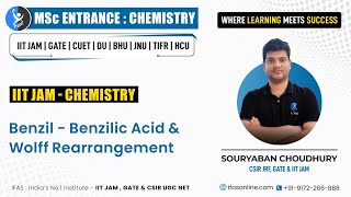 Benzil  Benzilic Acid and Wolff Rearrangement for IIT JAM Chemistry [upl. by Marylynne]