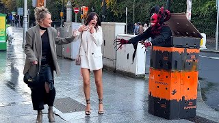 Crazy joker prank jumping on people [upl. by Woermer]