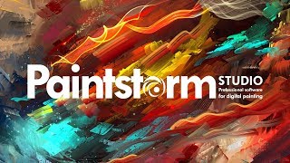 Paintstorm Studio basic interface tutorial [upl. by Ennairrek]