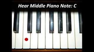 Hear Piano Note  Middle C [upl. by Mulry]