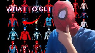 IM BUYING A SPIDERMAN SUIT all the options gr [upl. by Harol610]