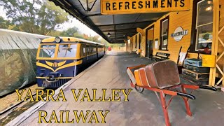 Yarra Valley Railway Walker Railmotor Trip in the Hills [upl. by Ladnik]