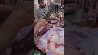 Deshi ox meat process  Nice beef cutting skill [upl. by Liggitt924]