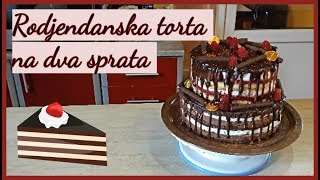 Rodjendanska torta na sprat [upl. by Eesdnil704]