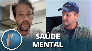 Marcelo Serrado recorda conversa com fã após crise de pânico “Você não está sozinho” [upl. by Bonnell20]